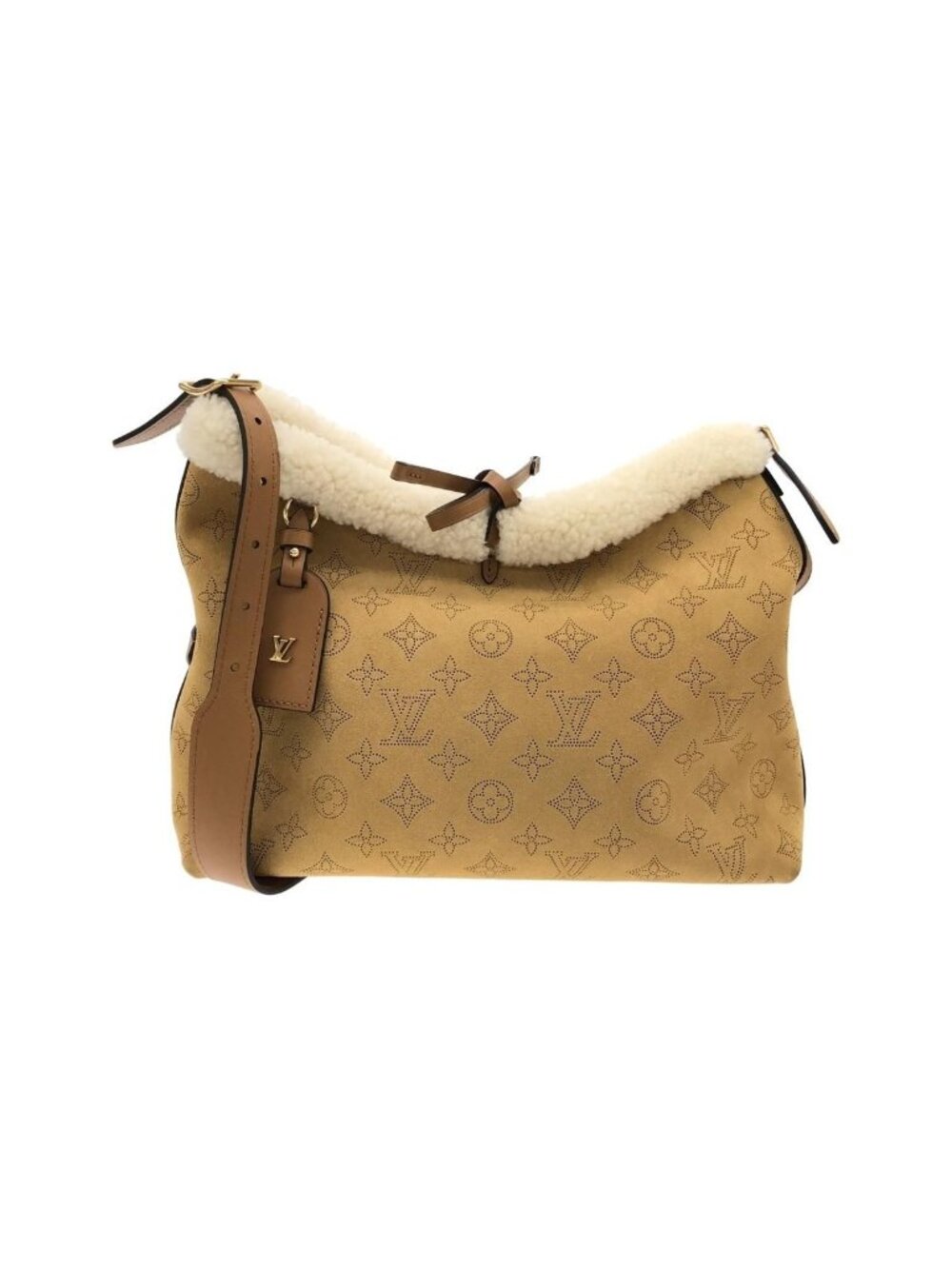 Louis Vuitton Mahina Carryall NM PM Shoulder Bag